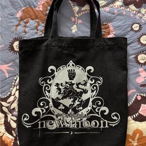 Twilight New Moon Black Tote Bag